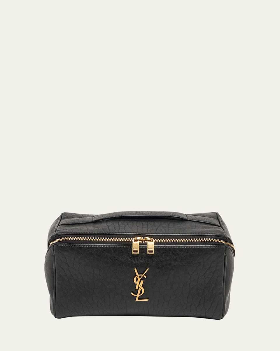 YSL Vanity Case in Grained Leather